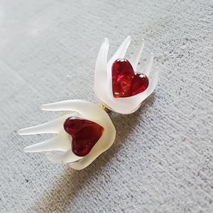VALENTINE Heart ❤ in Hands Earrings
